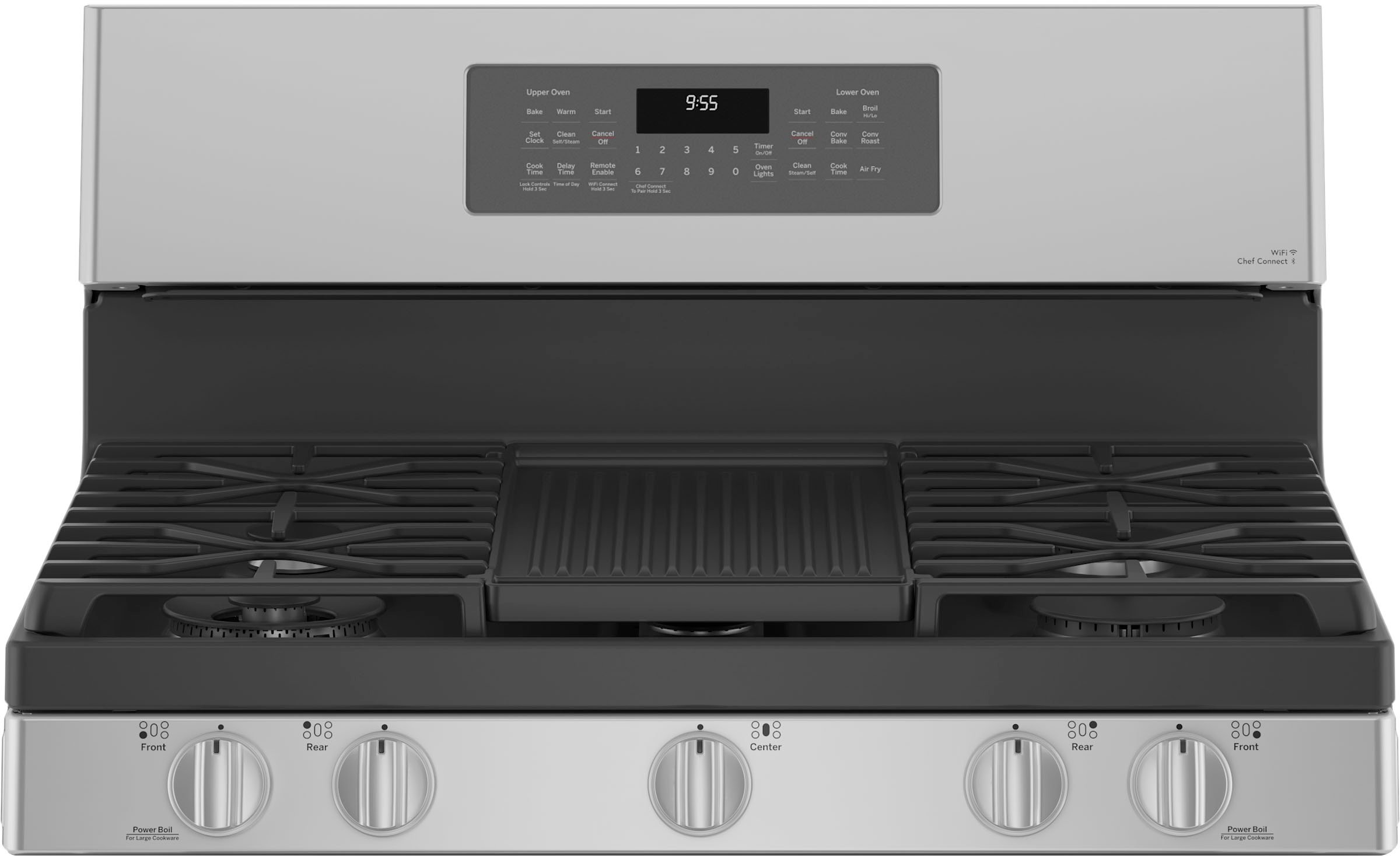 PGB965YPFS GE Profile Double Oven Gas Range - Fingerprint Resistant Stainless Steel-3