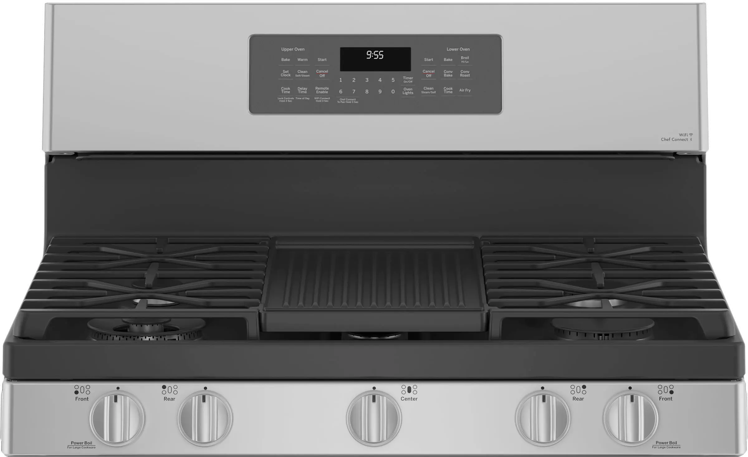 PGB965YPFS GE Profile Double Oven Gas Range - Fingerprint Resistant Stainless Steel-3