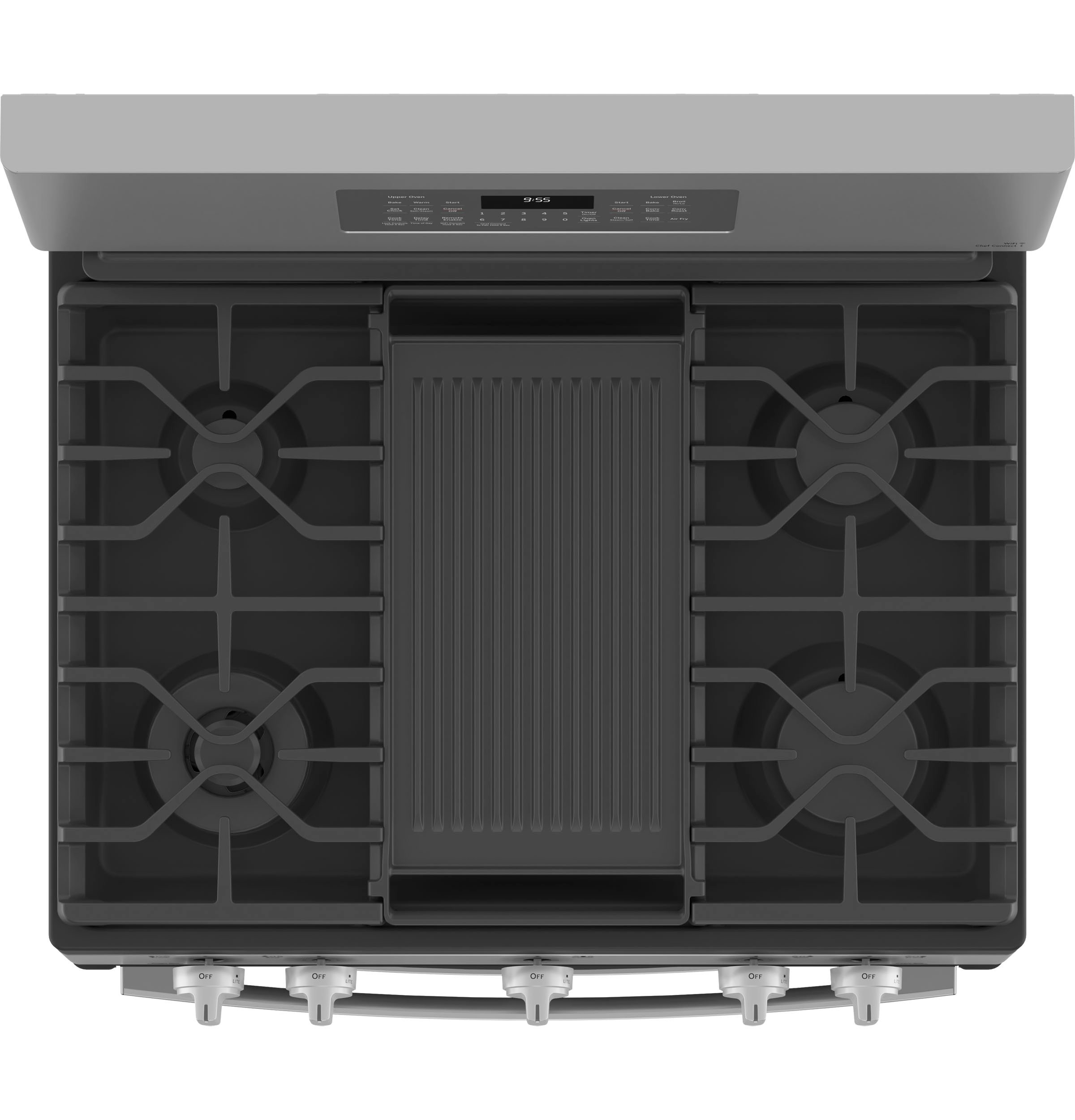 PGB965YPFS GE Profile Double Oven Gas Range - Fingerprint Resistant Stainless Steel-4