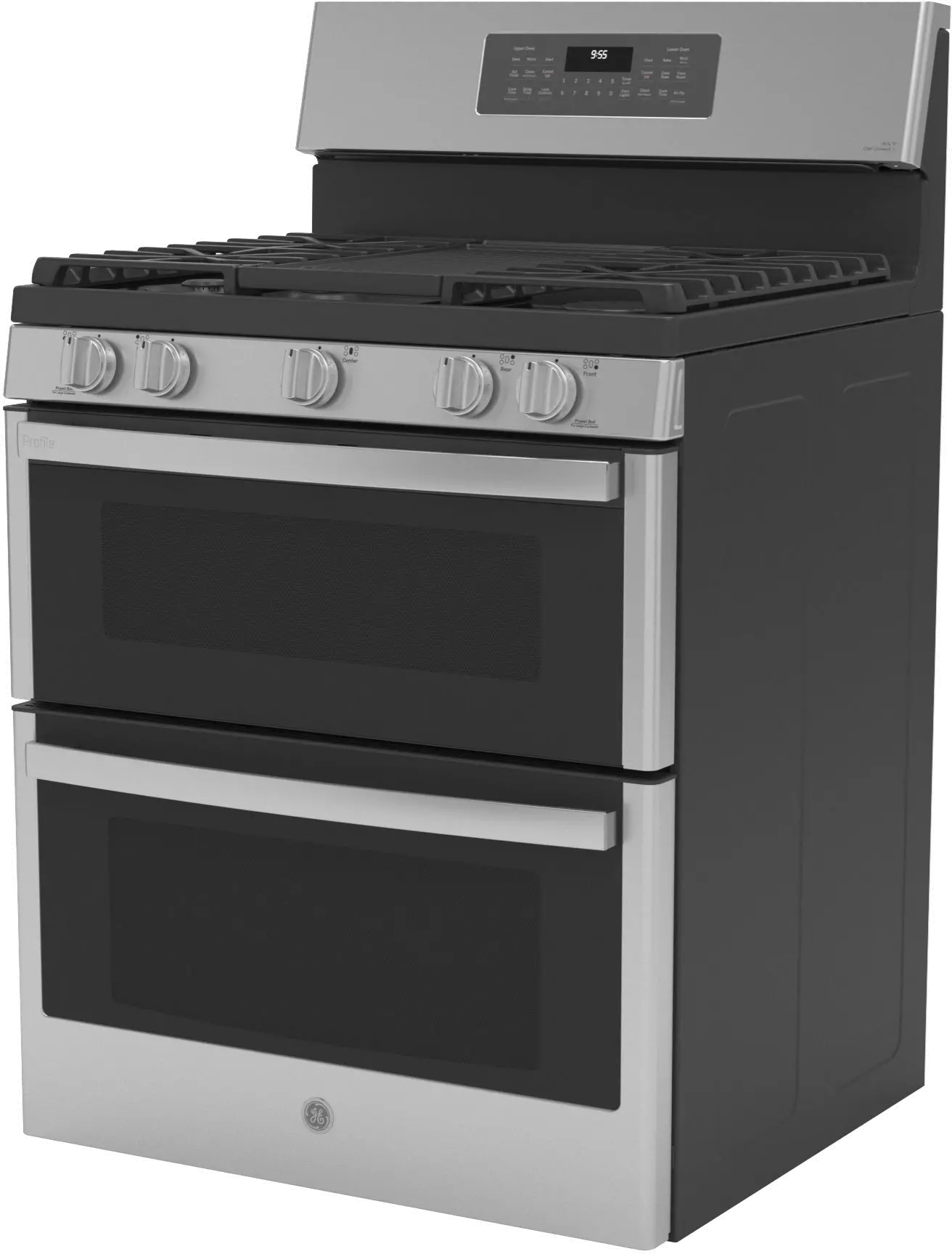 PGB965YPFS GE Profile Double Oven Gas Range - Fingerprint Resistant Stainless Steel-8
