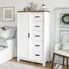 Carver Contemporary White Gentlemen's Chest