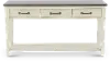 Del Mar Antique White and Gray Console Table