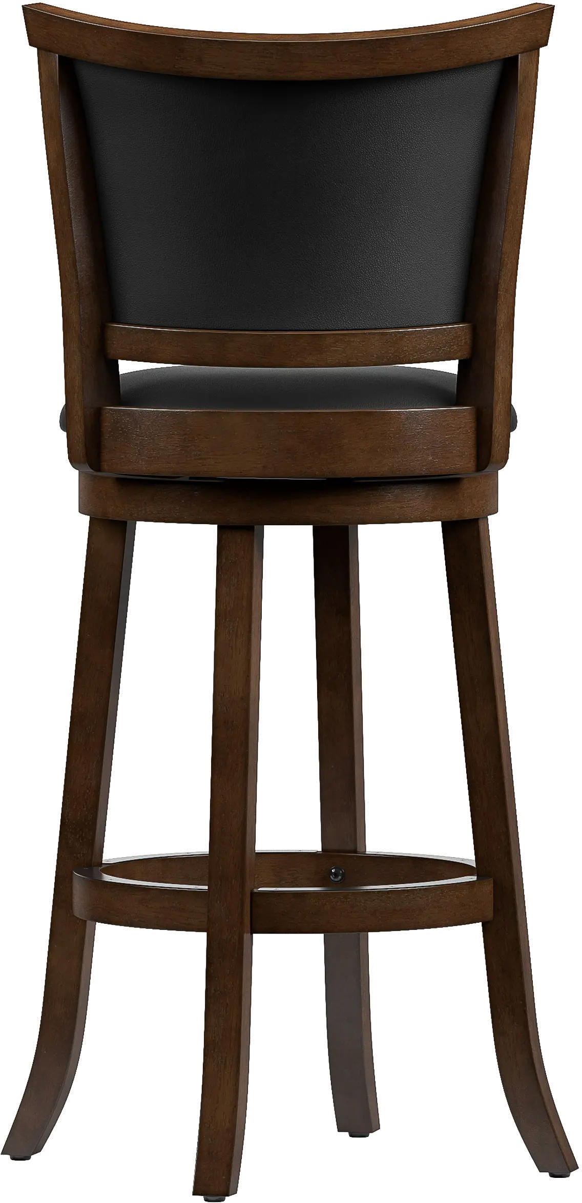 Woodgrove Contemporary Set of Two Black Wood Bar Height Stools-6