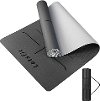 Letsfit Black and Gray Yoga Mat
