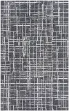 Jazz 5 x 8 Striped Charcoal Area Rug