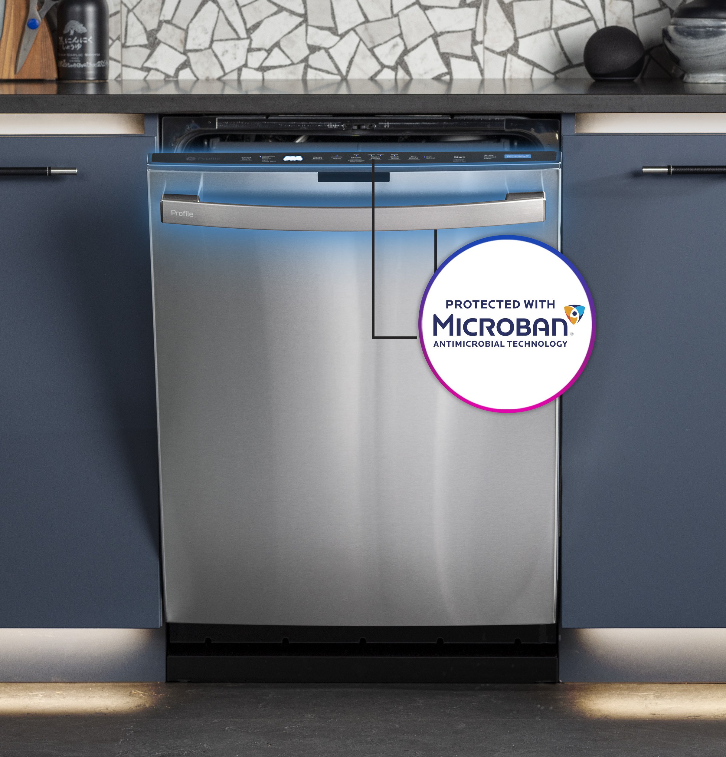 PDT755SYRFS GE Profile Dishwasher with Towel Bar Handle - Stainless Steel-10