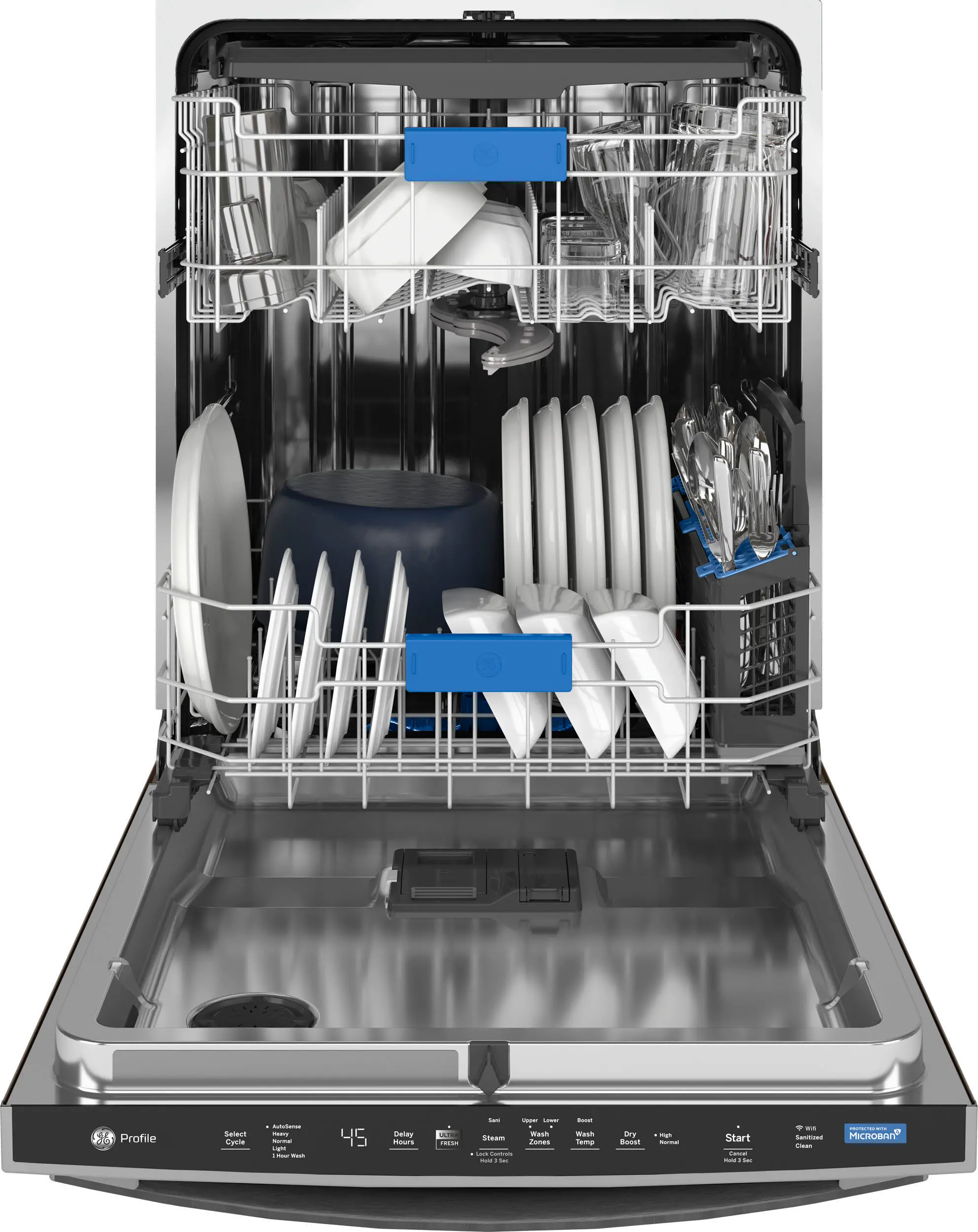 PDT755SYRFS GE Profile Top Control Dishwasher - Stainless Steel-2
