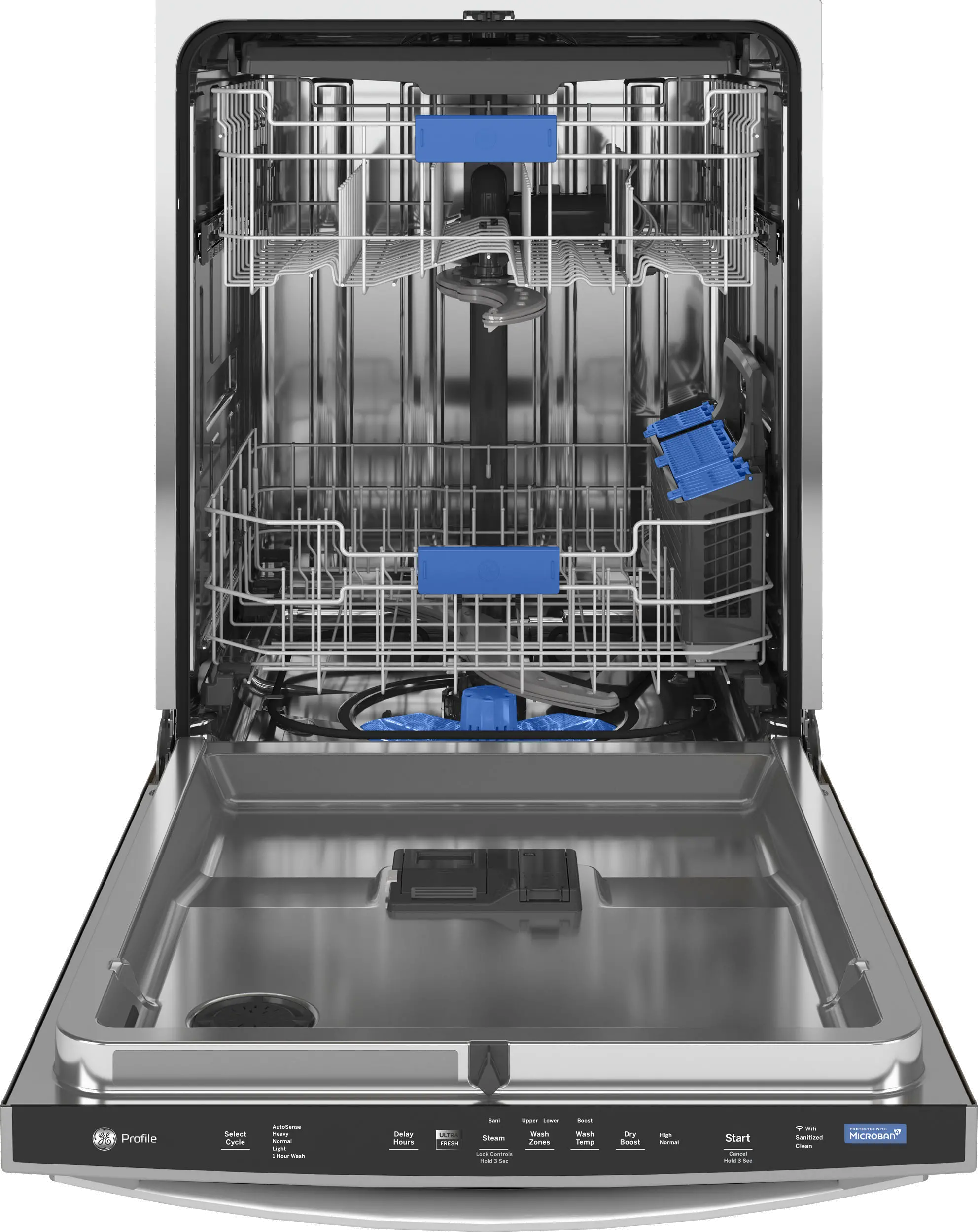 PDT755SYRFS GE Profile Top Control Dishwasher - Stainless Steel-3