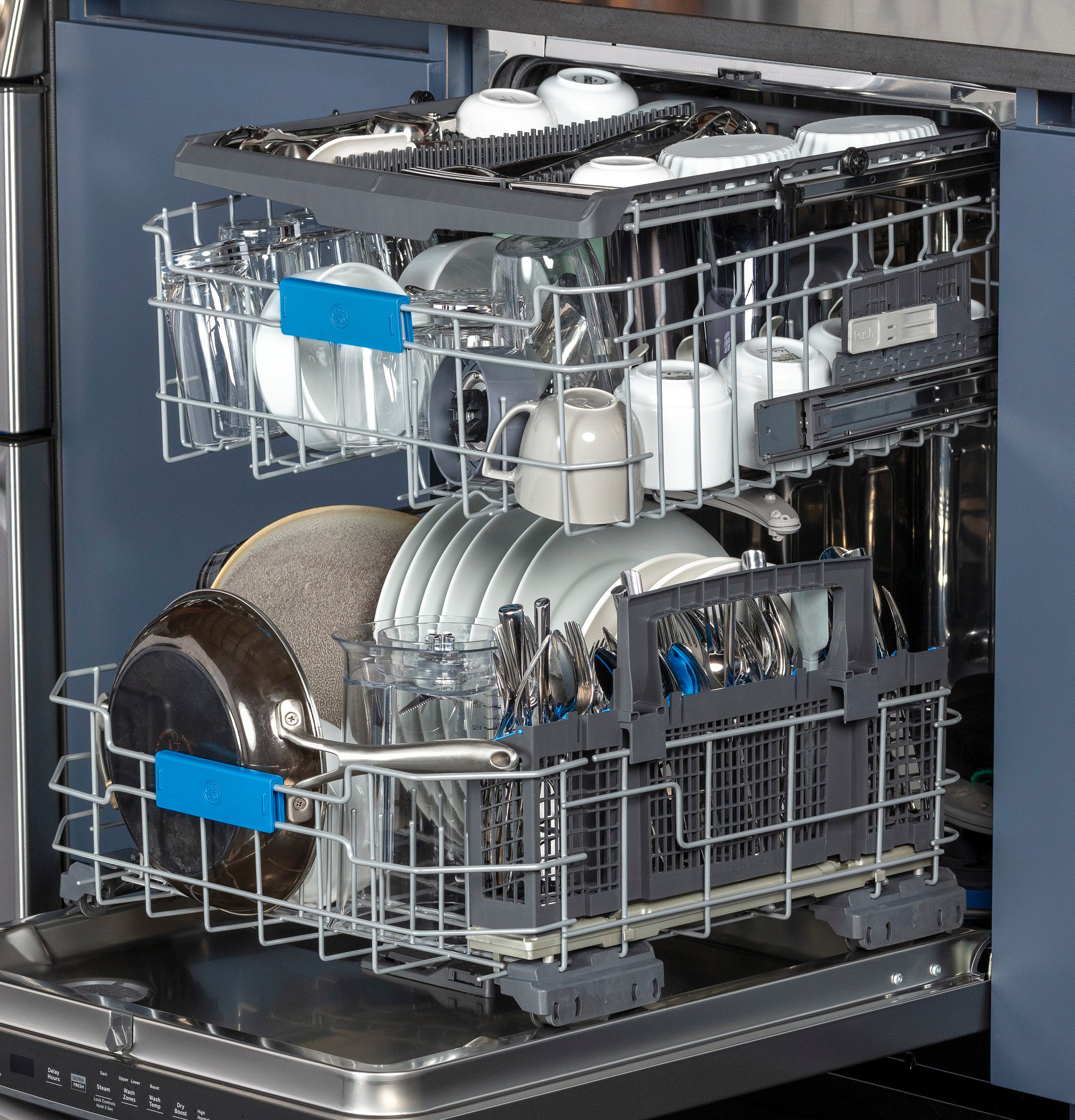 PDP755SYRFS GE Profile Dishwasher with Stainless Steel Tub - Stainless Steel-5