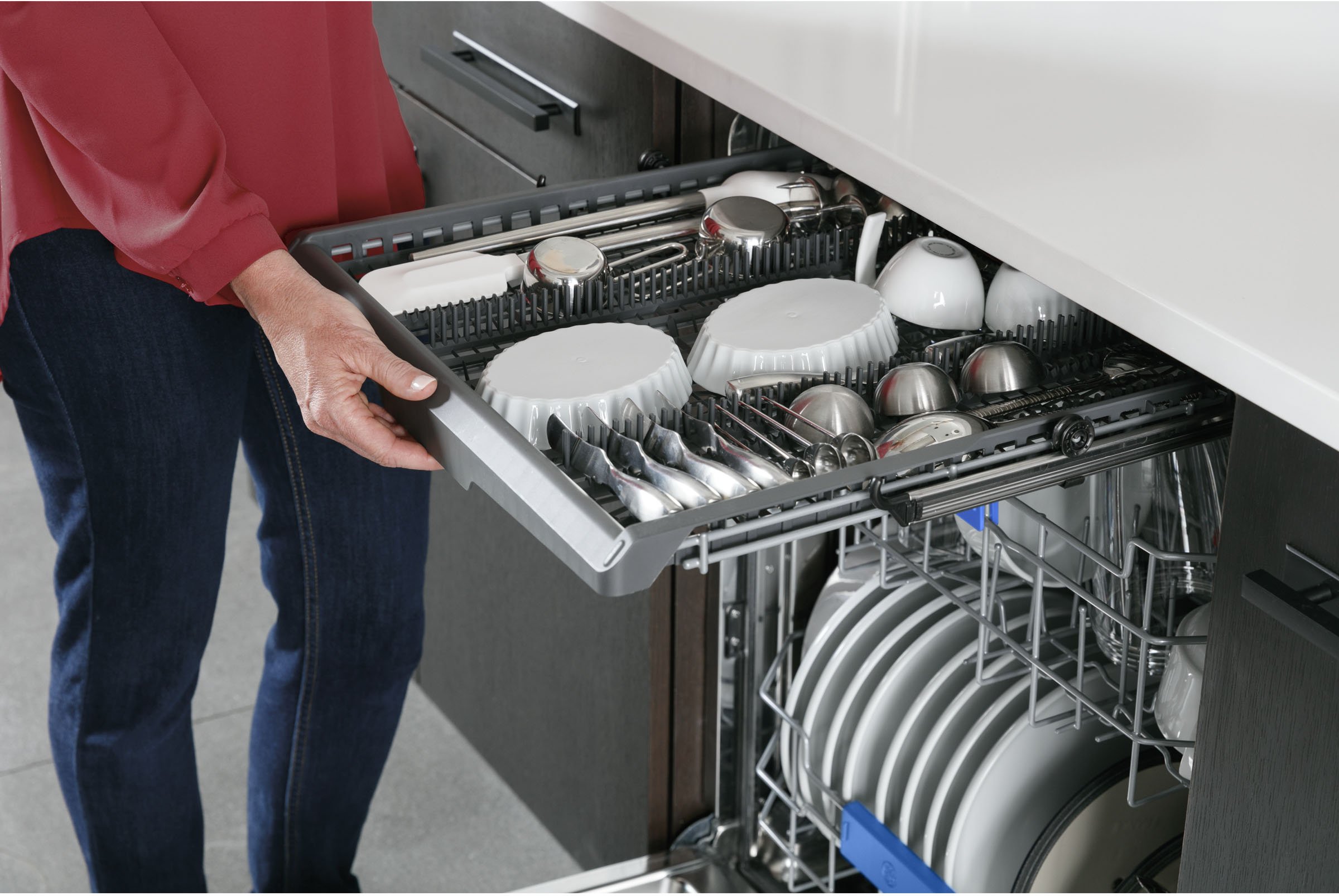 PDP755SYRFS GE Profile Dishwasher with Stainless Steel Tub - Stainless Steel-6