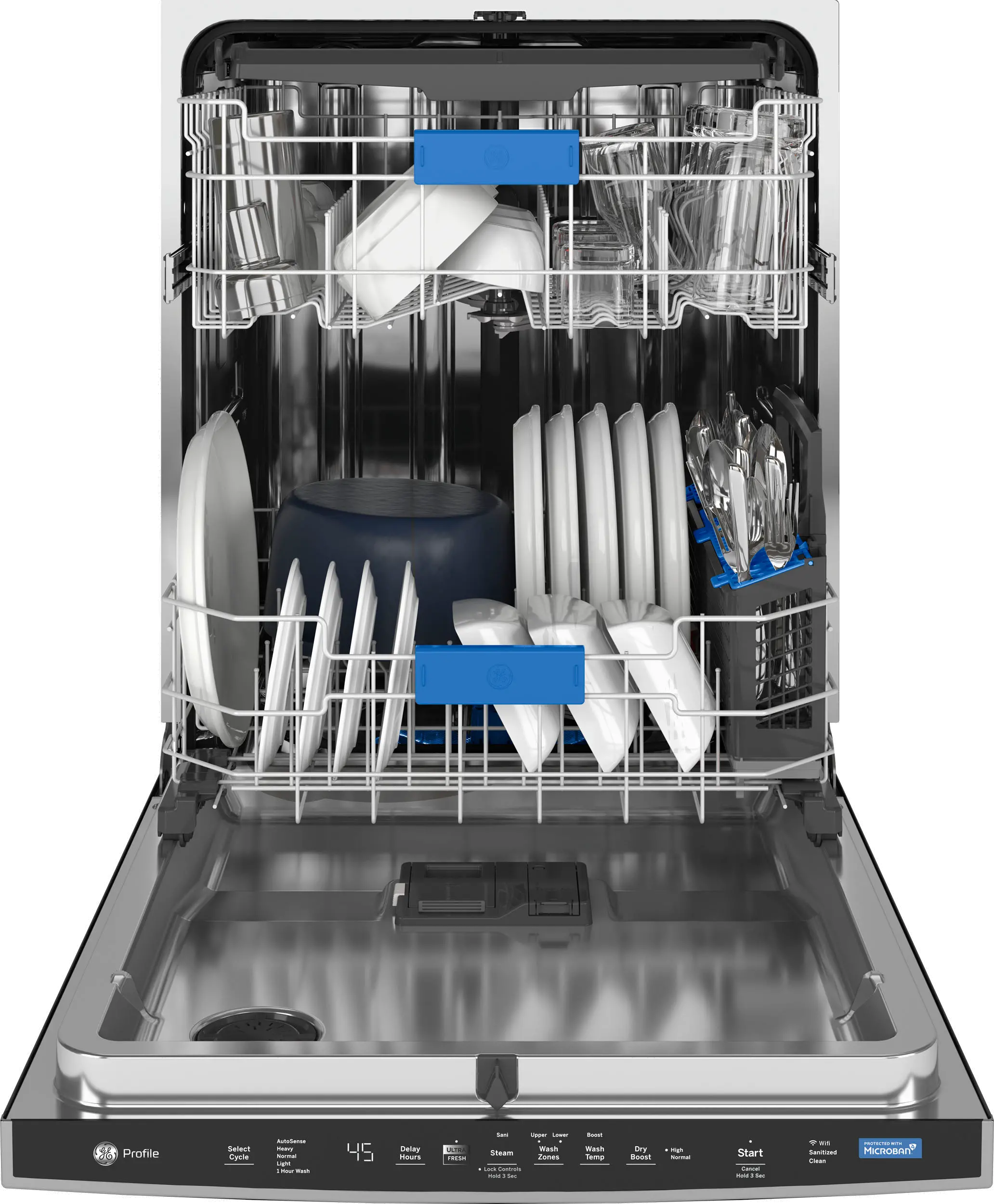 PDP755SYRFS GE Profile Top Control Dishwasher - Stainless Steel-3