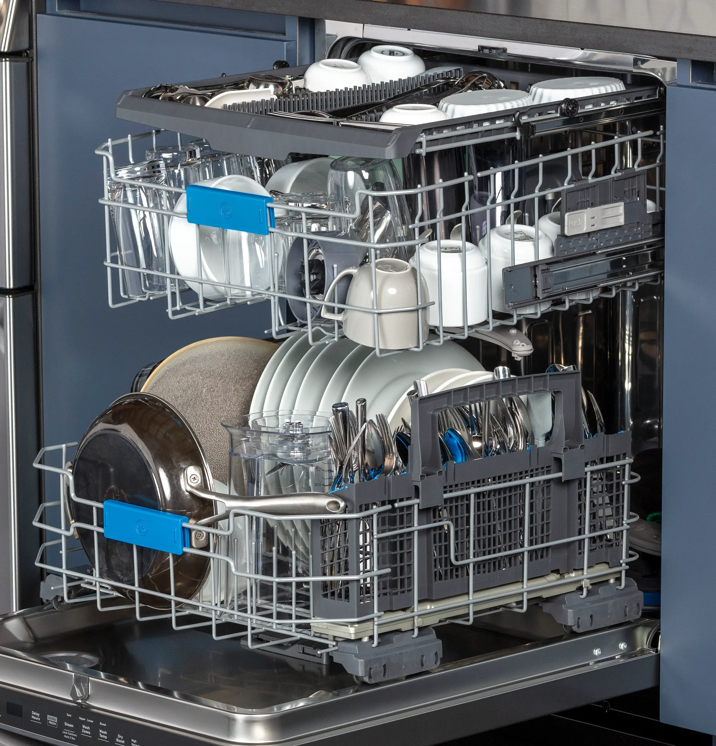 PDP755SYRFS GE Profile Top Control Dishwasher - Stainless Steel-5