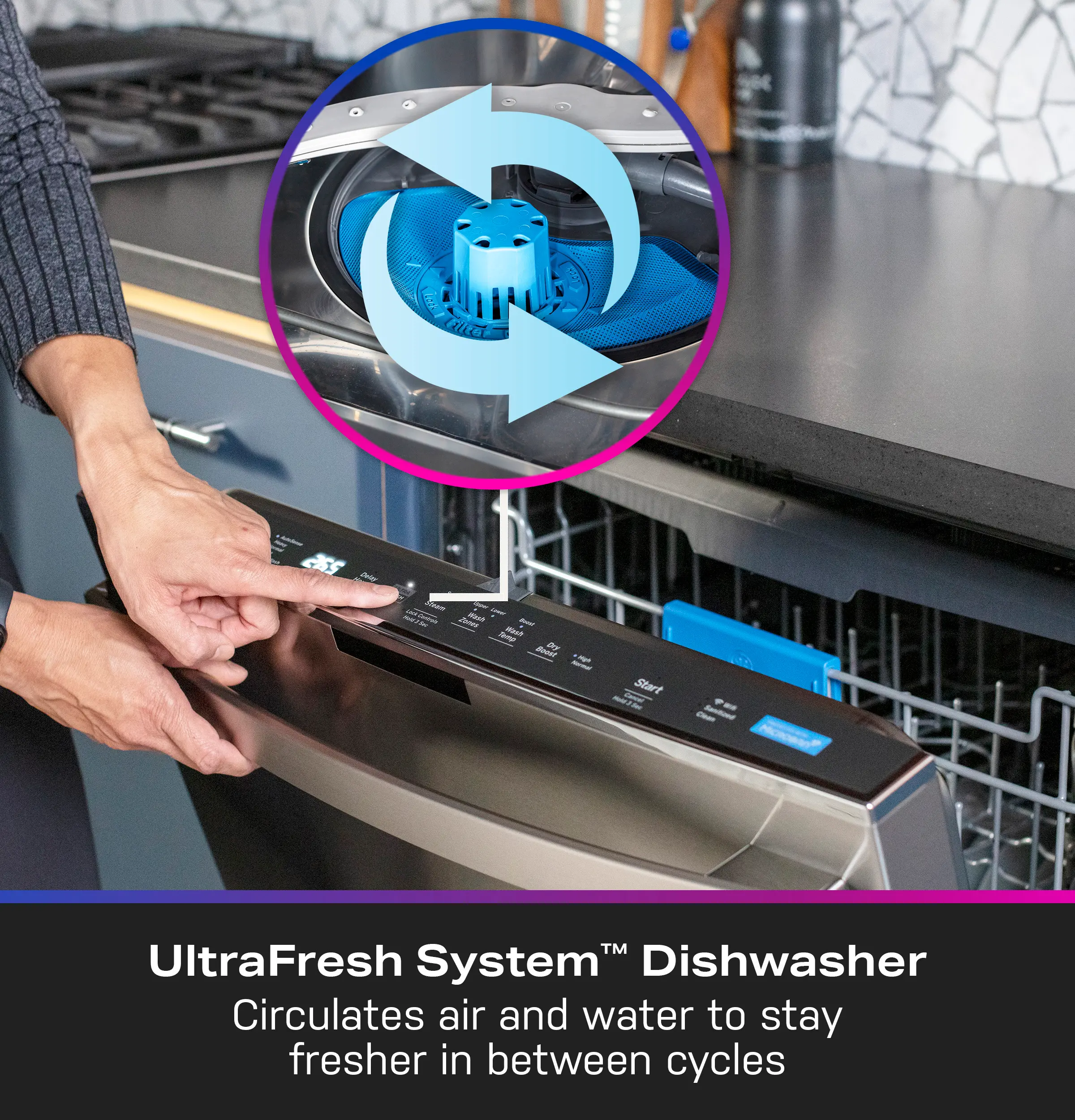 PDP755SYRFS GE Profile Top Control Dishwasher - Stainless Steel-9