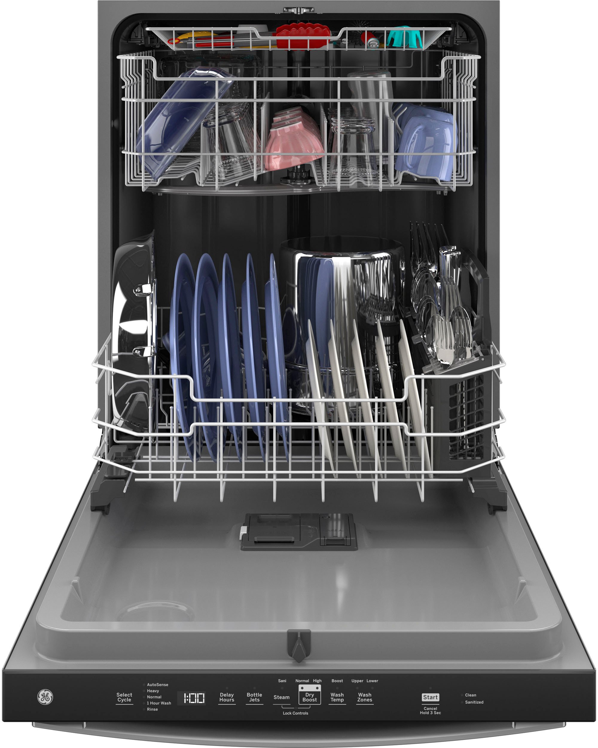 GDT630PYRFS GE Dishwasher with Top Control - 24 Inch, Stainless Steel-3