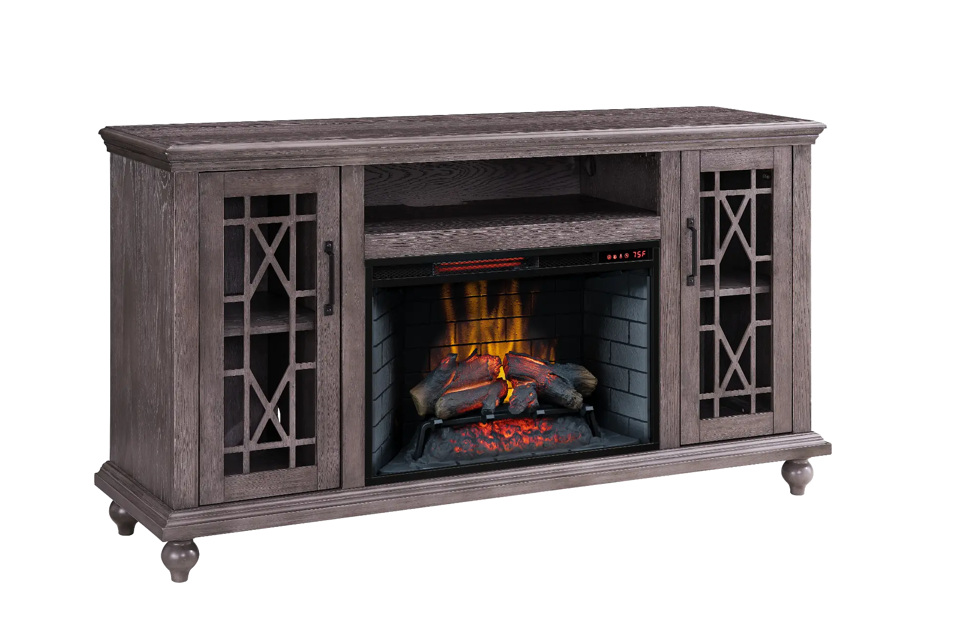 Greenpoint Cashmere 63 Fireplace TV Stand-1