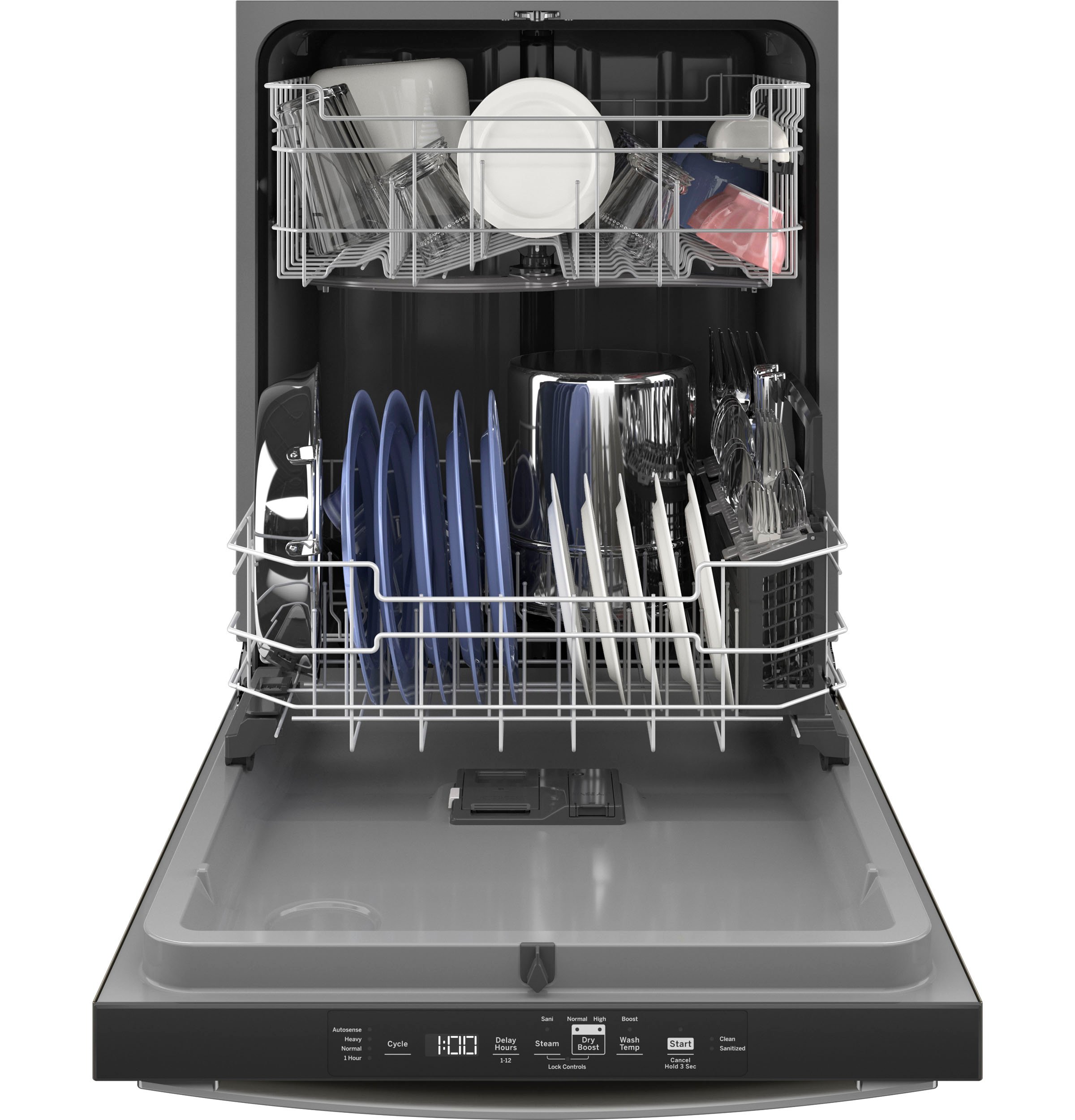 GDT550PMRES GE Dishwasher with Front Control - Fingerprint Resistant Slate-5