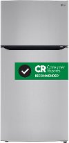 LRTLS2403S LG 23.8 cu ft Top Freezer Refrigerator - 33 W Stainless Steel