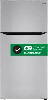 LRTLS2403S LG 23.8 cu ft Top Freezer Refrigerator - 33 W Stainless Steel
