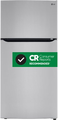 LRTLS2403S LG 23.8 cu ft Top Freezer Refrigerator - 33 W Stainless Steel