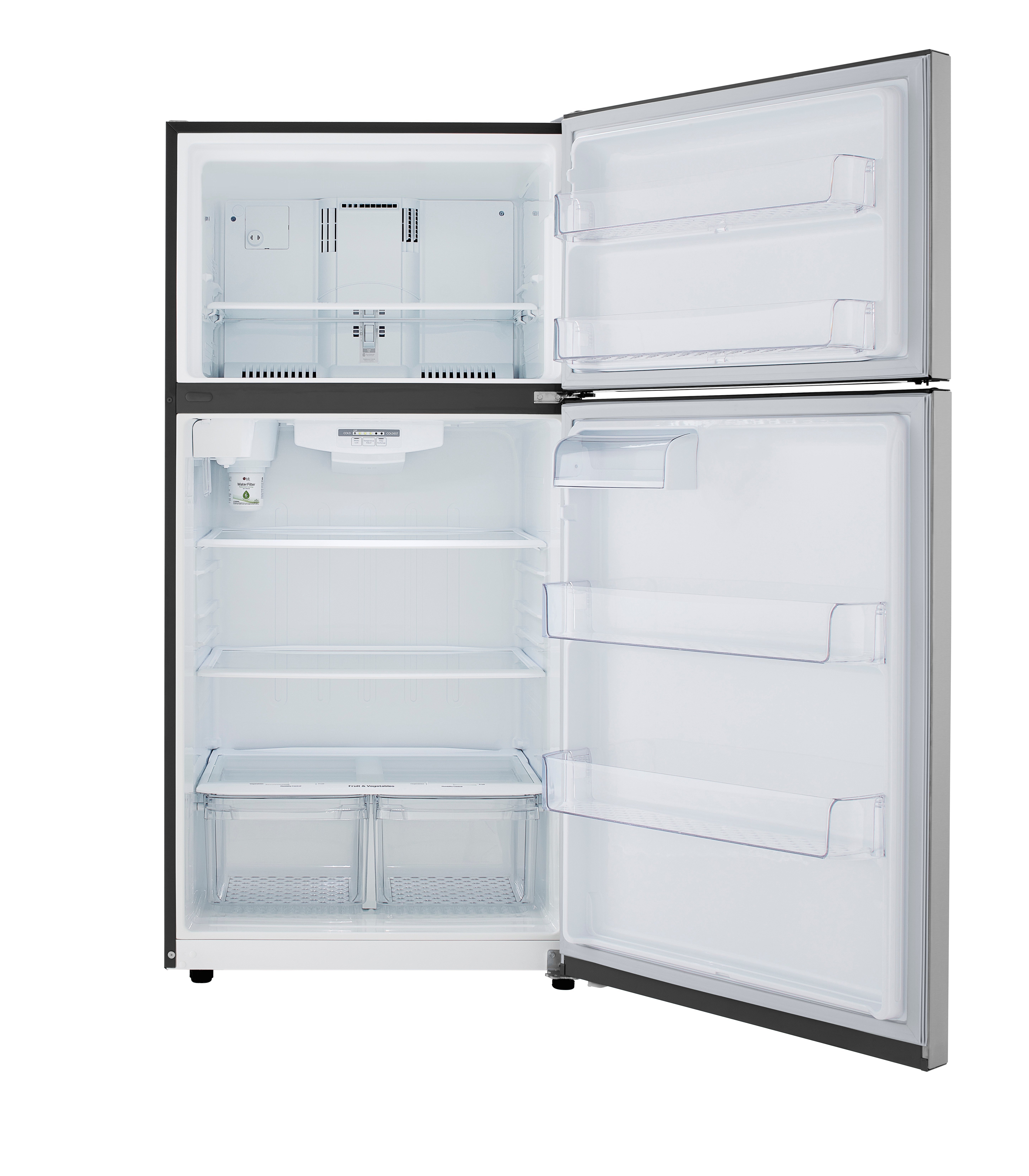 LRTLS2403S LG 23.8 cu ft Top Freezer Refrigerator - 33 W Stainless Steel-5