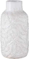 11.5 Inch Leaf Embossed Vase