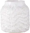 7 Inch Leaf Embossed Vase