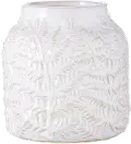 7 Inch Leaf Embossed Vase
