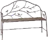 46 Inch Birds on Branch Bench