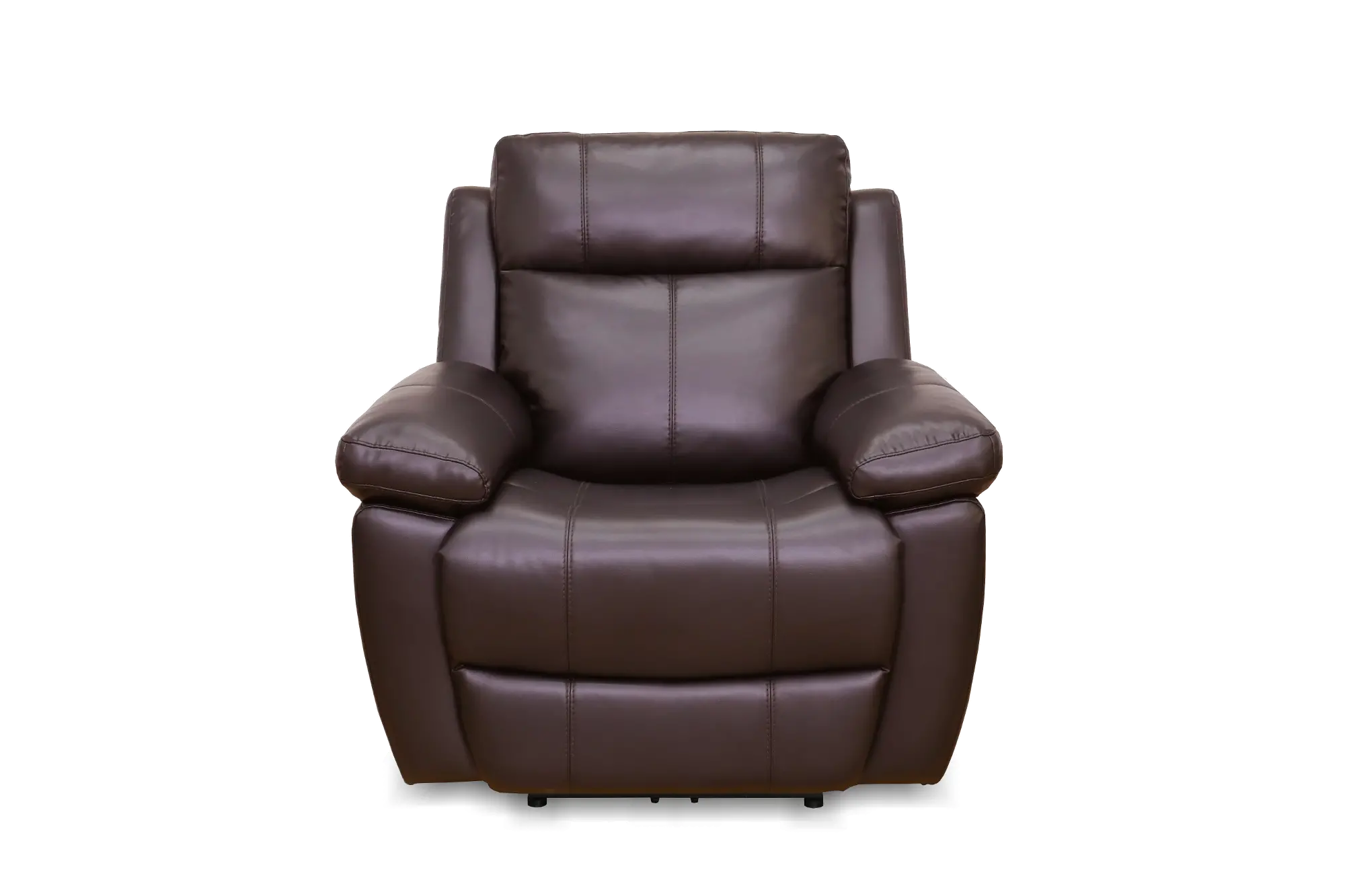 Rele Chocolate Brown Wall Hugger Power Recliner-1