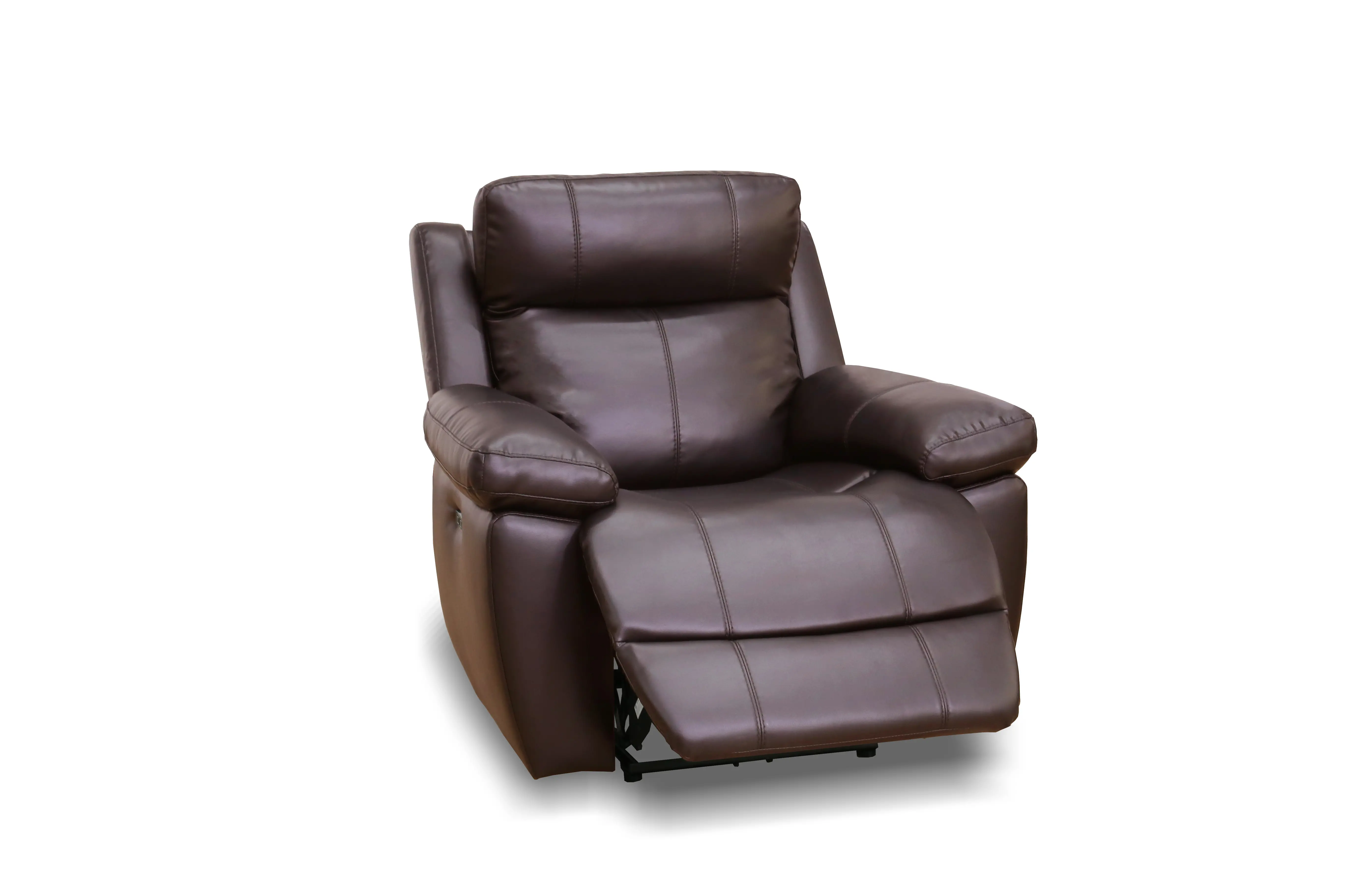 Rele Chocolate Brown Wall Hugger Power Recliner-4