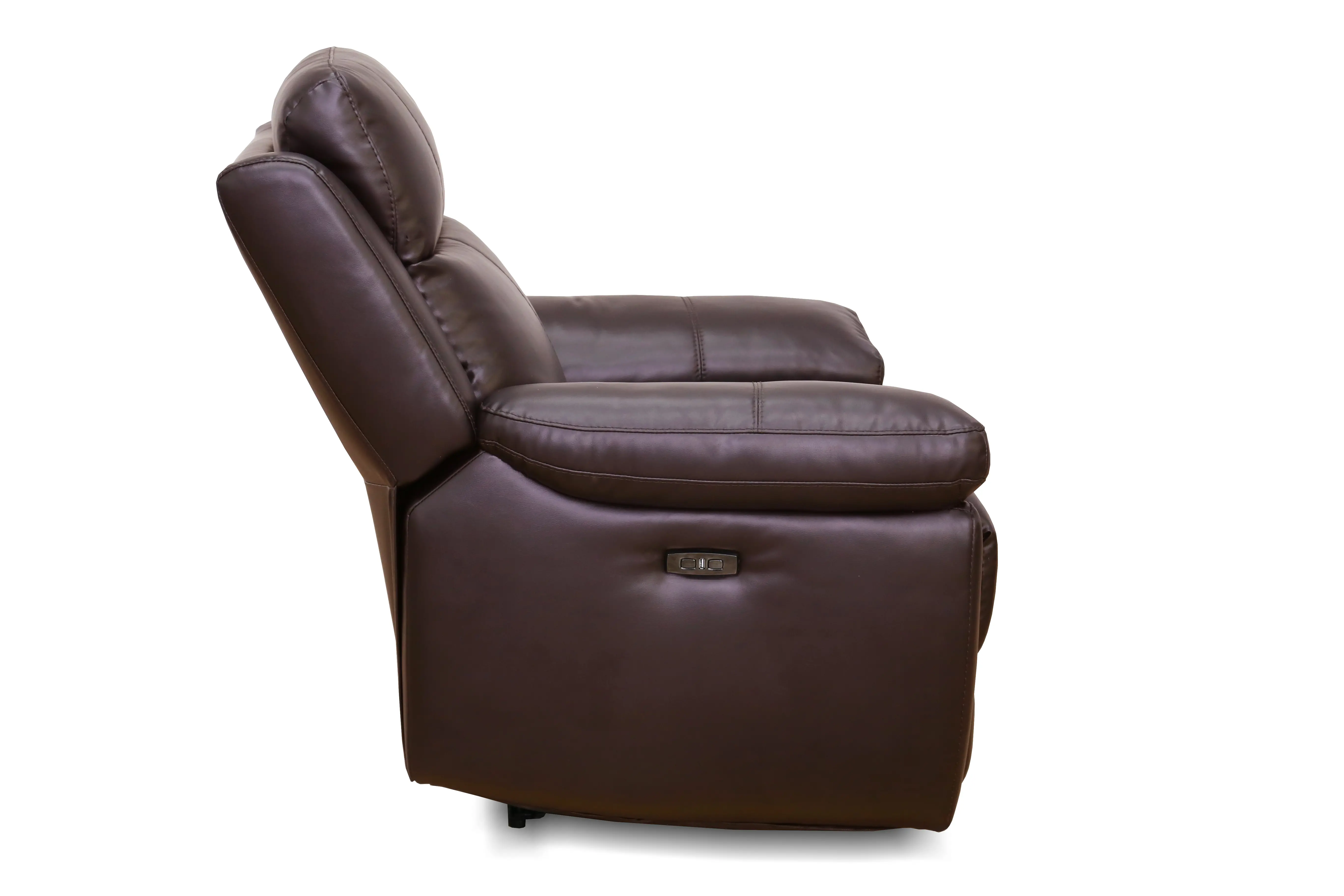 Rele Chocolate Brown Wall Hugger Power Recliner-5