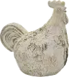 Clearance Sculpted Barn Garden Rooster- Natural