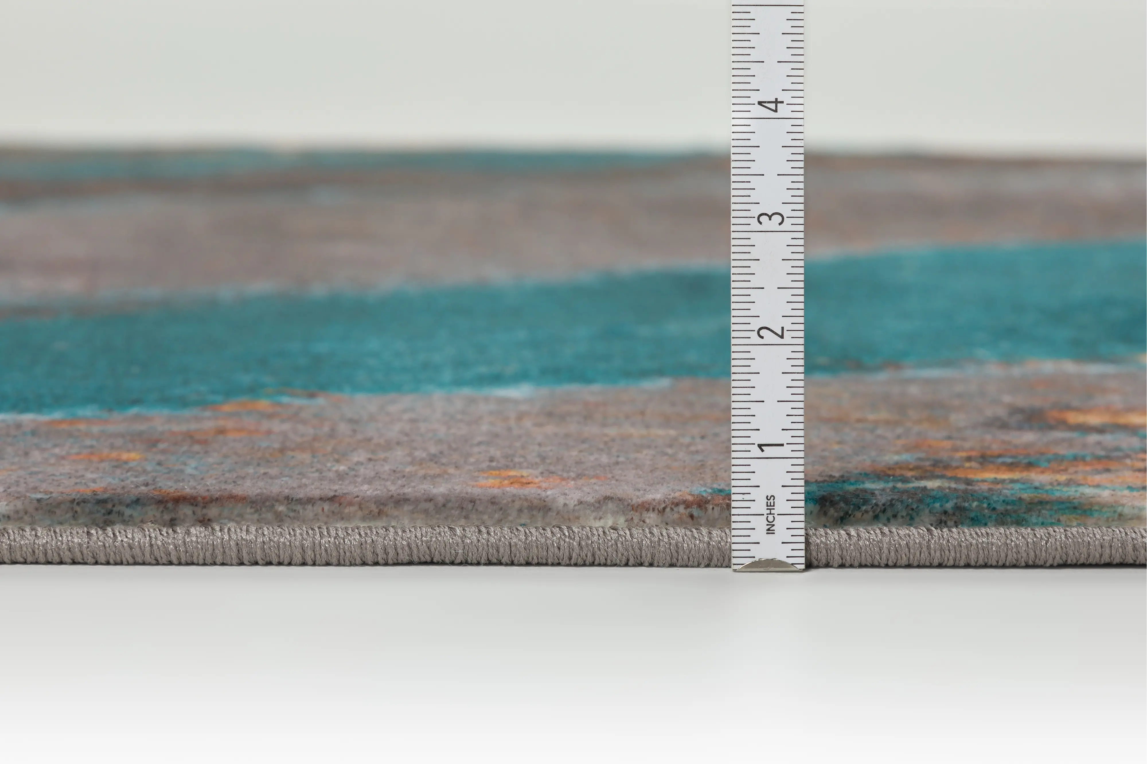 BR100MO8X10 Brisbane 8 x 10 Teal Moonstruck Area Rug-4