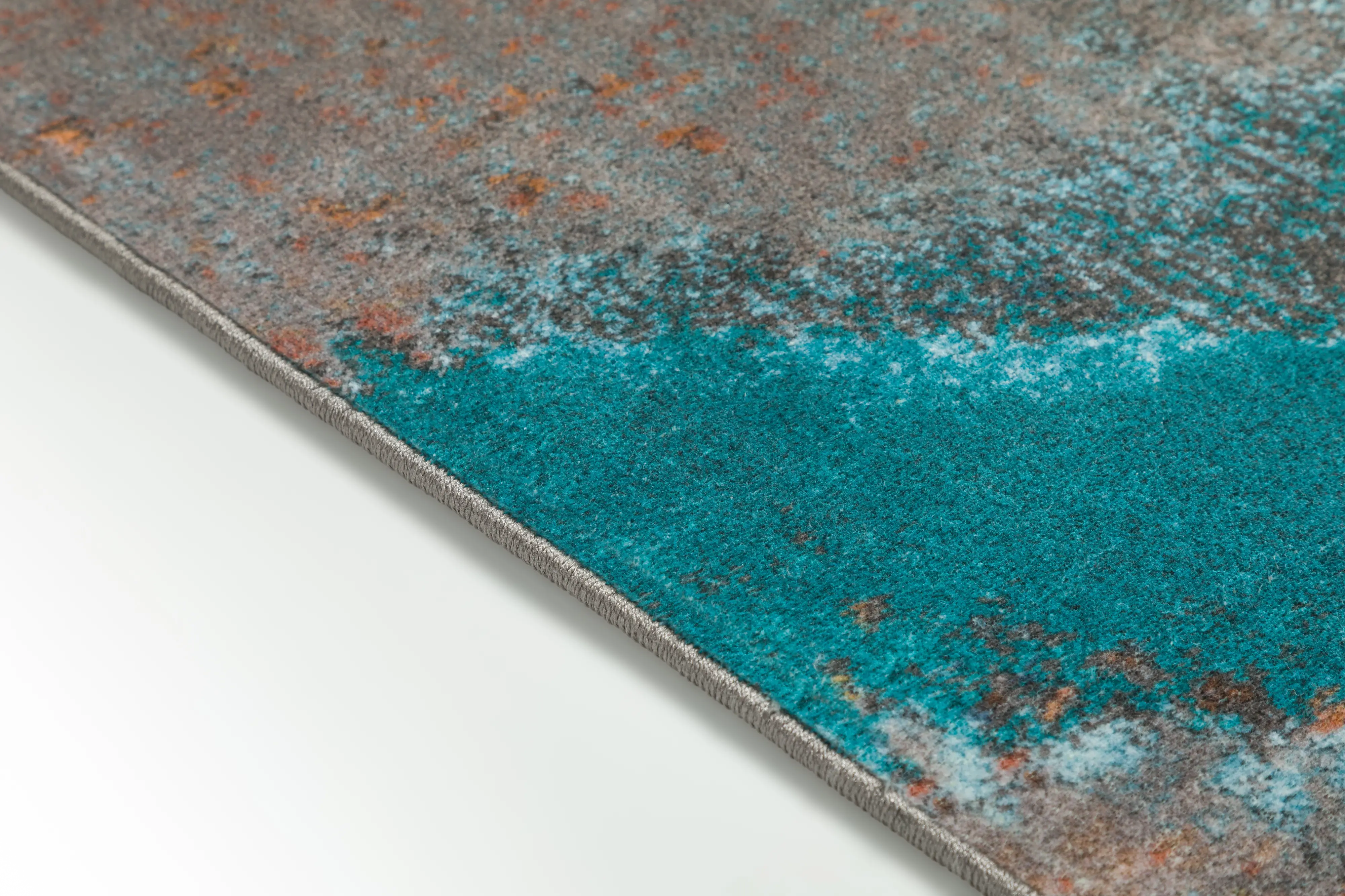 BR100MO8X10 Brisbane 8 x 10 Teal Moonstruck Area Rug-5