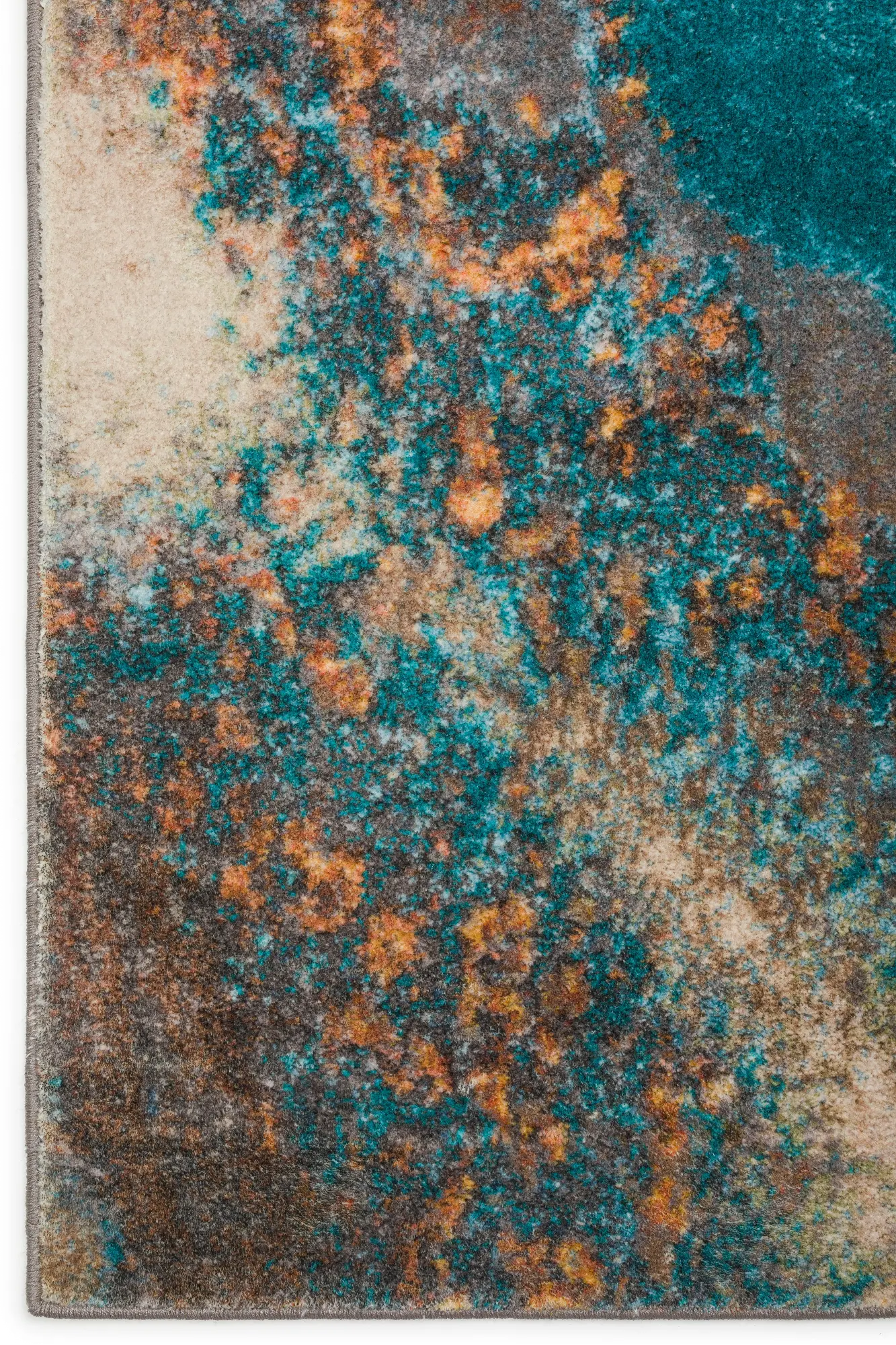 BR100MO8X10 Brisbane 8 x 10 Teal Moonstruck Area Rug-6