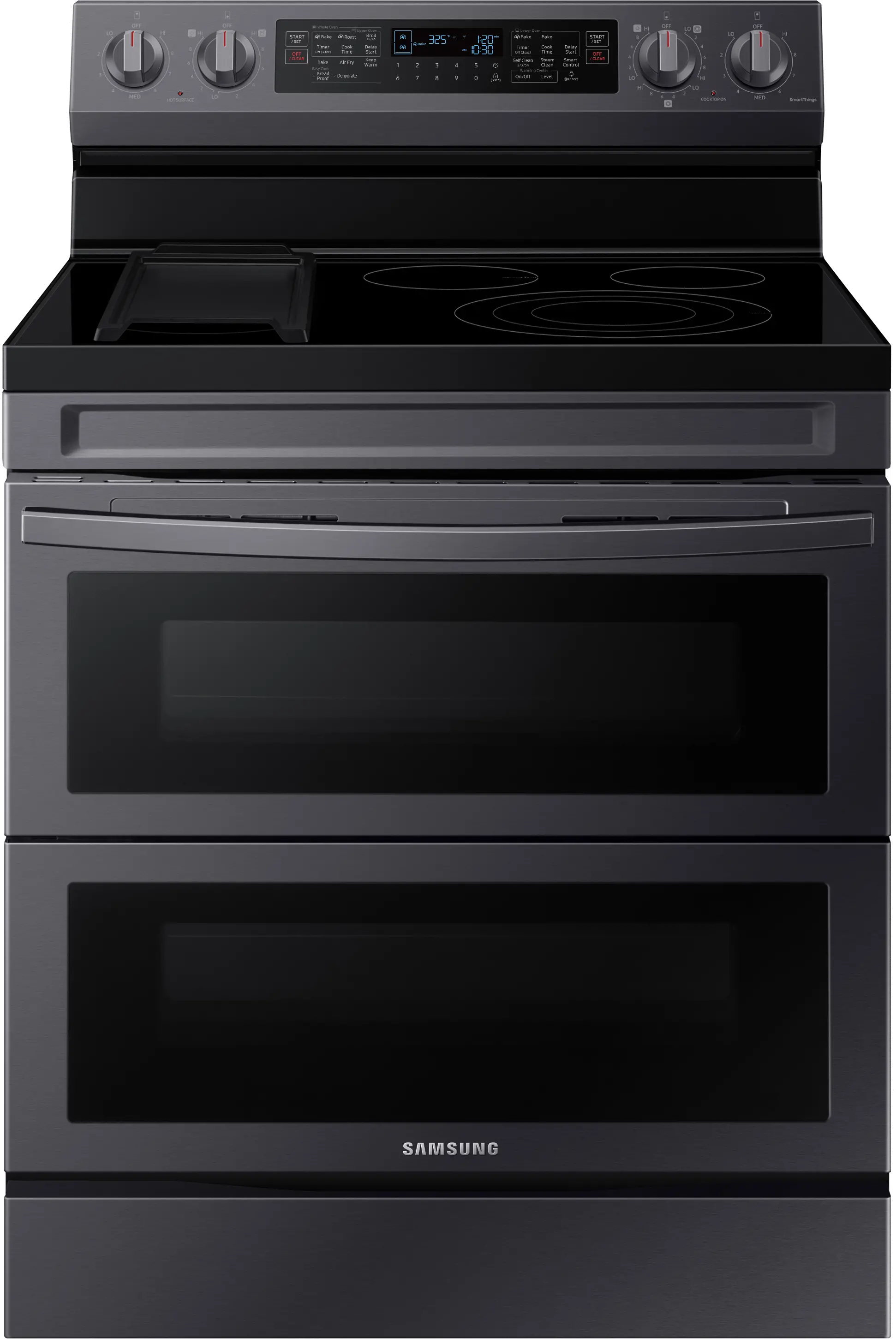 NE63A6751SG Samsung FlexDuo Electric Range - Black Stainless Steel-1