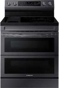 NE63A6751SG Samsung FlexDuo Electric Range - Black Stainless Steel