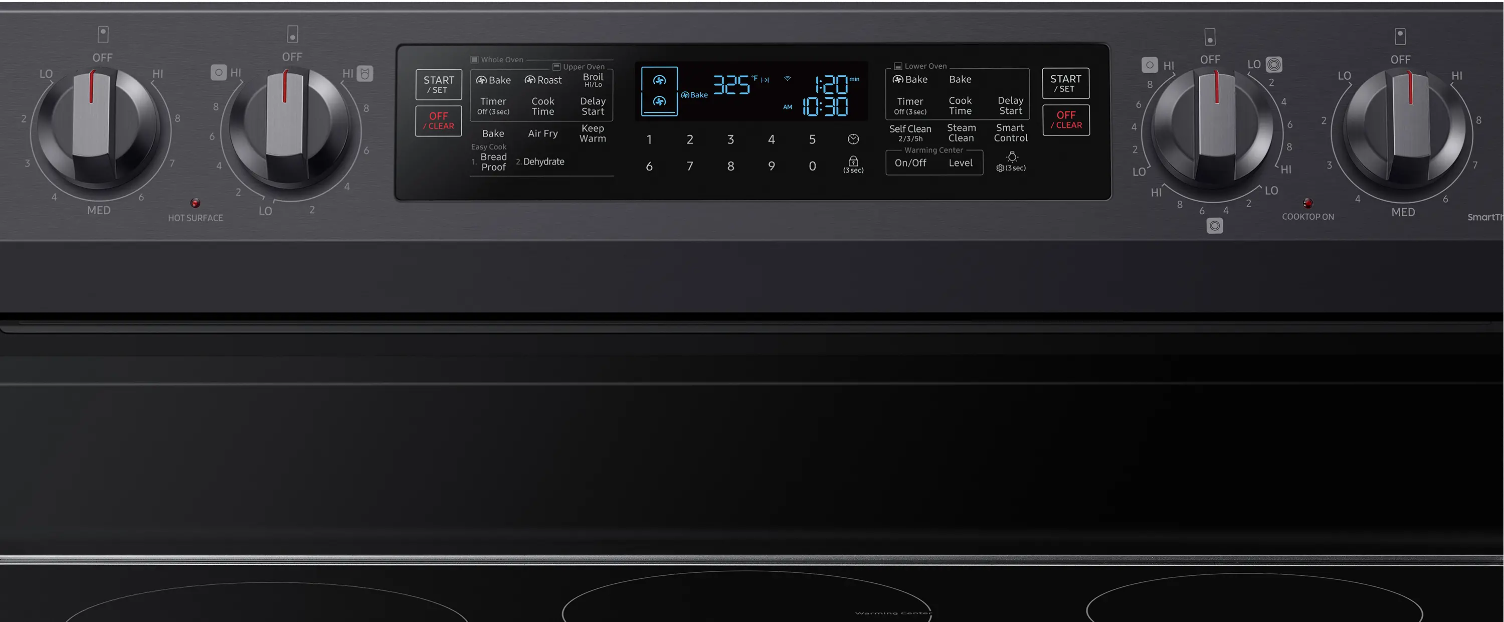 NE63A6751SG Samsung FlexDuo Electric Range - Black Stainless Steel-4