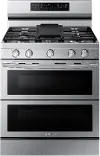 NX60A6751SS Samsung 6 cu ft FlexDuo Gas Range - Stainless Steel