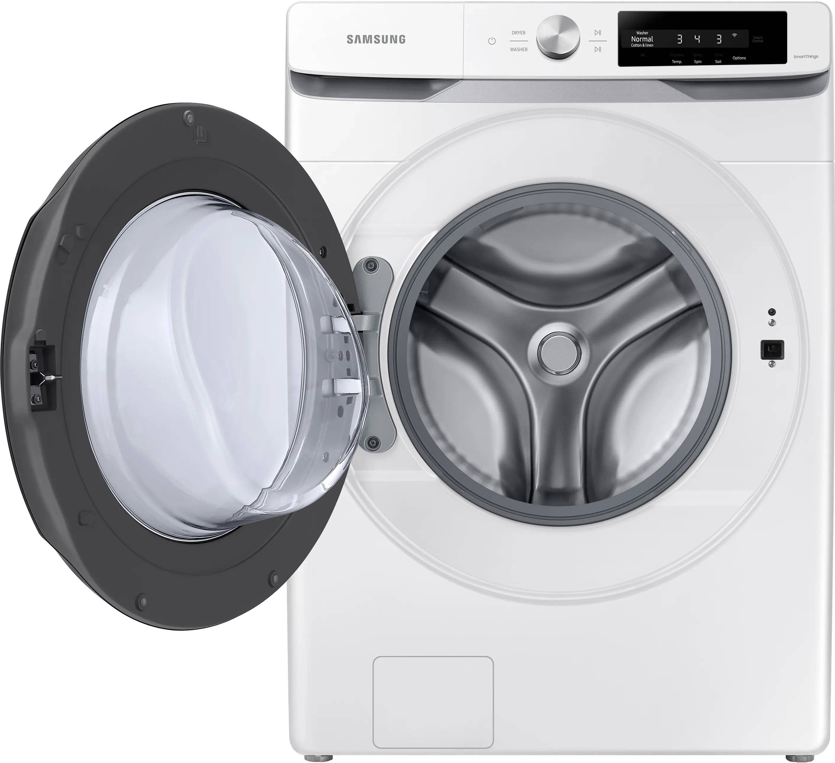 WF45A6400AW Samsung Large Capacity Front Load Washer - White, WF45A6400-6