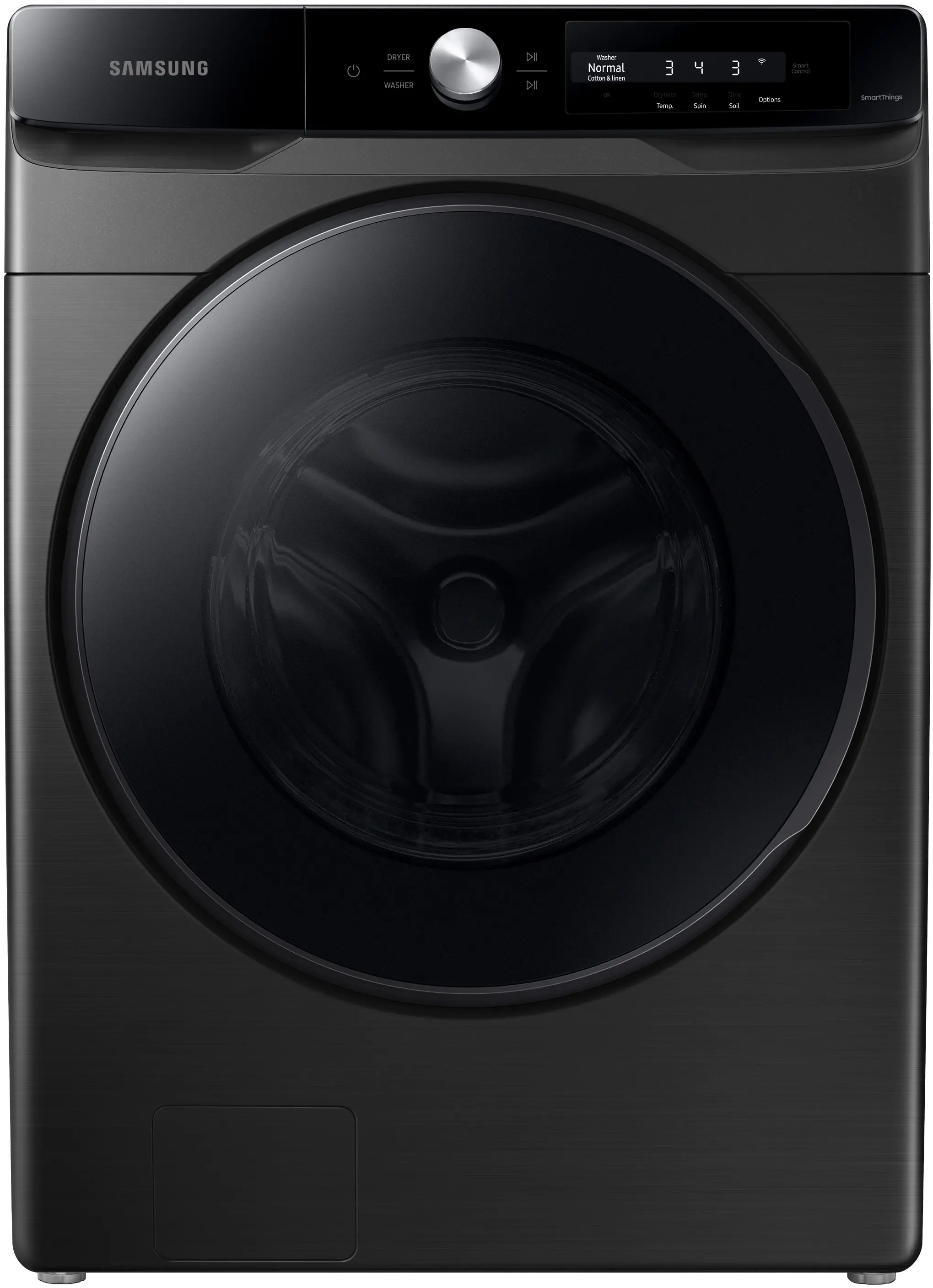 WF45A6400AV Samsung Large Capacity Front Load Washer - Black-1
