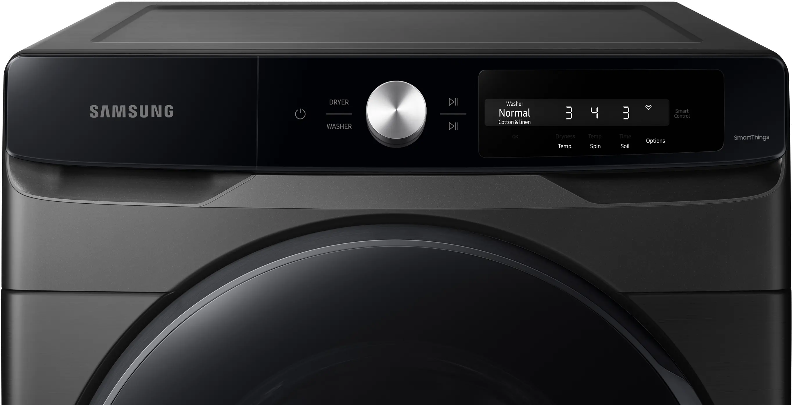WF45A6400AV Samsung Large Capacity Front Load Washer - Black-2