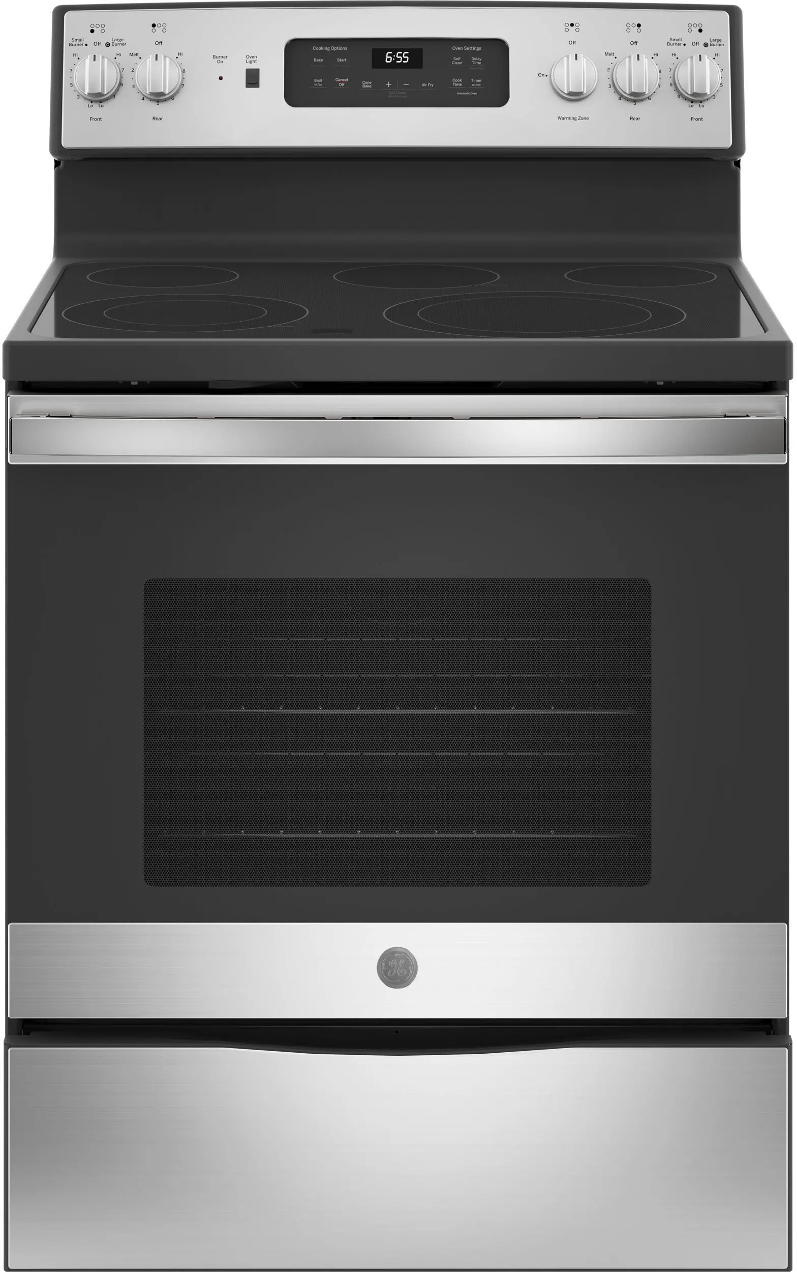 JB655SKSS GE Electric Convection Range - Stainless Steel-1