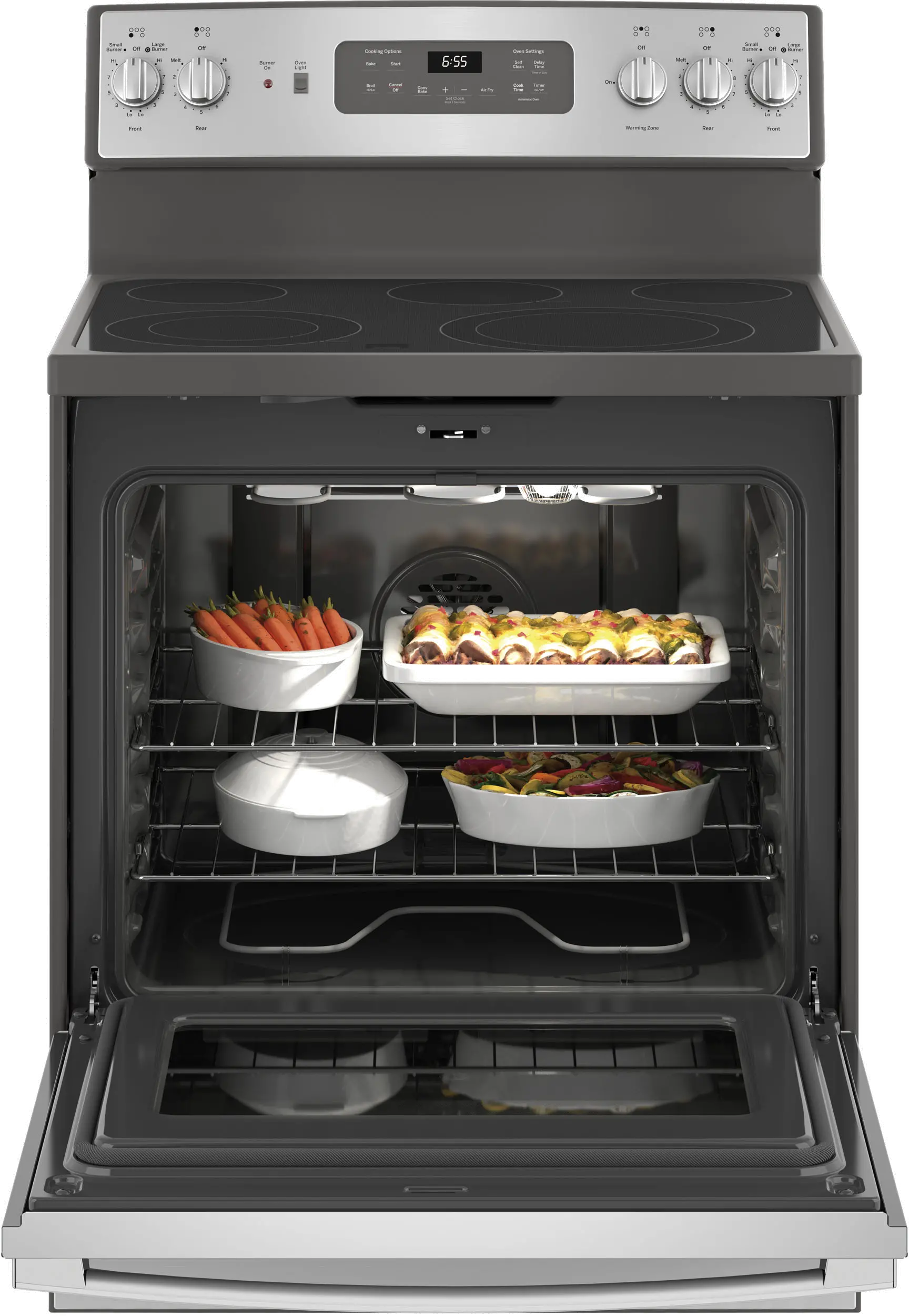 JB655SKSS GE Electric Convection Range - Stainless Steel-3