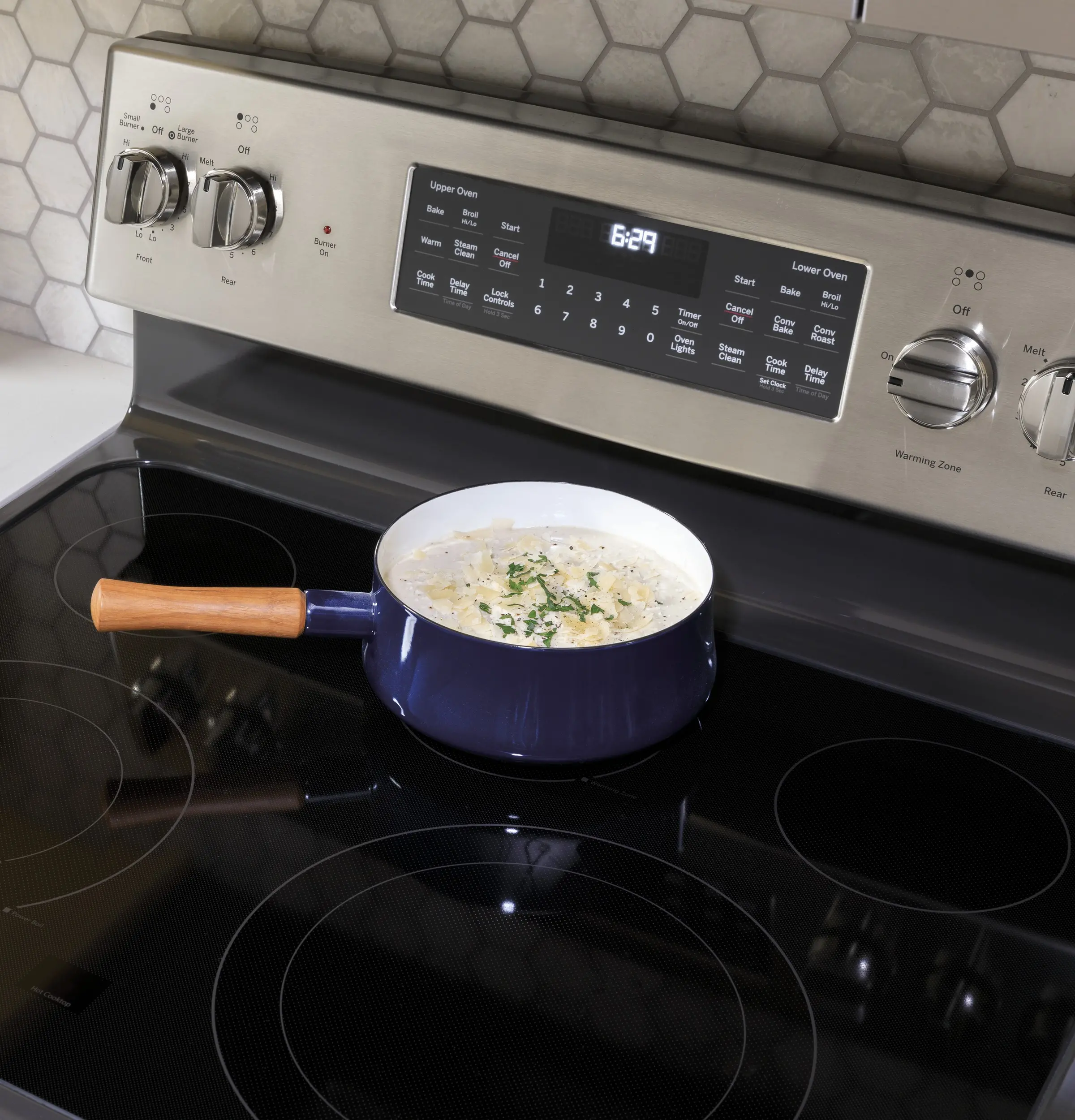 JBS86SPSS GE Double Oven Electric Range - Stainless Steel-7