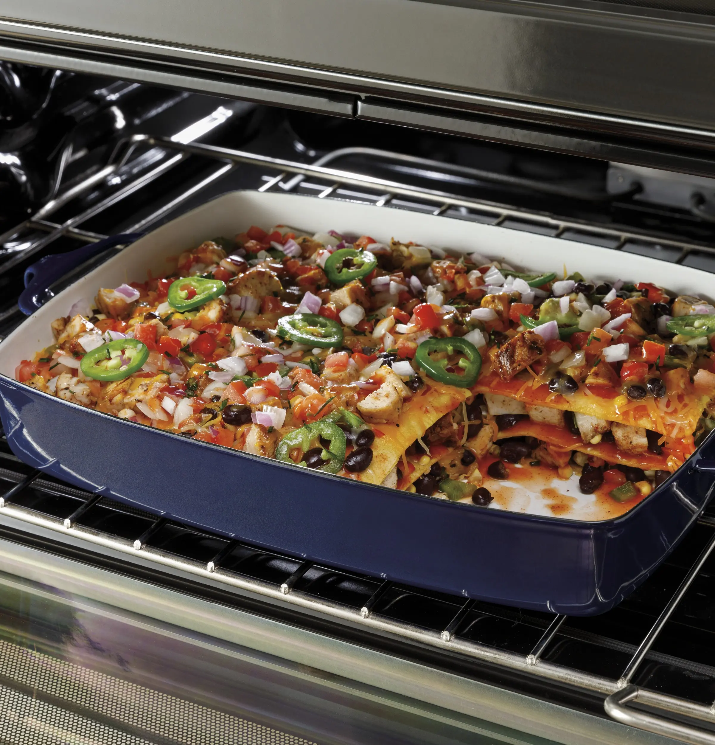 JBS86SPSS GE Double Oven Electric Range - Stainless Steel-8
