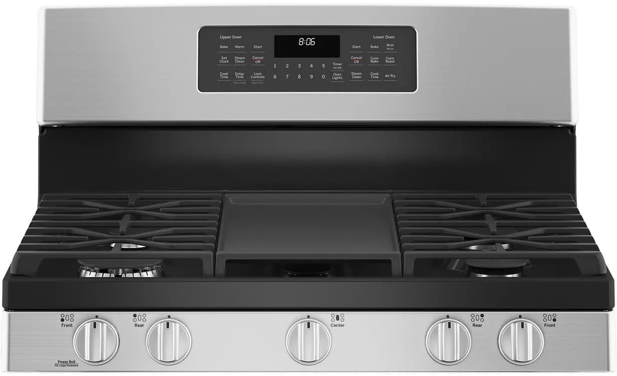 JGBS86SPSS GE Double Oven Gas Range - Stainless Steel-4