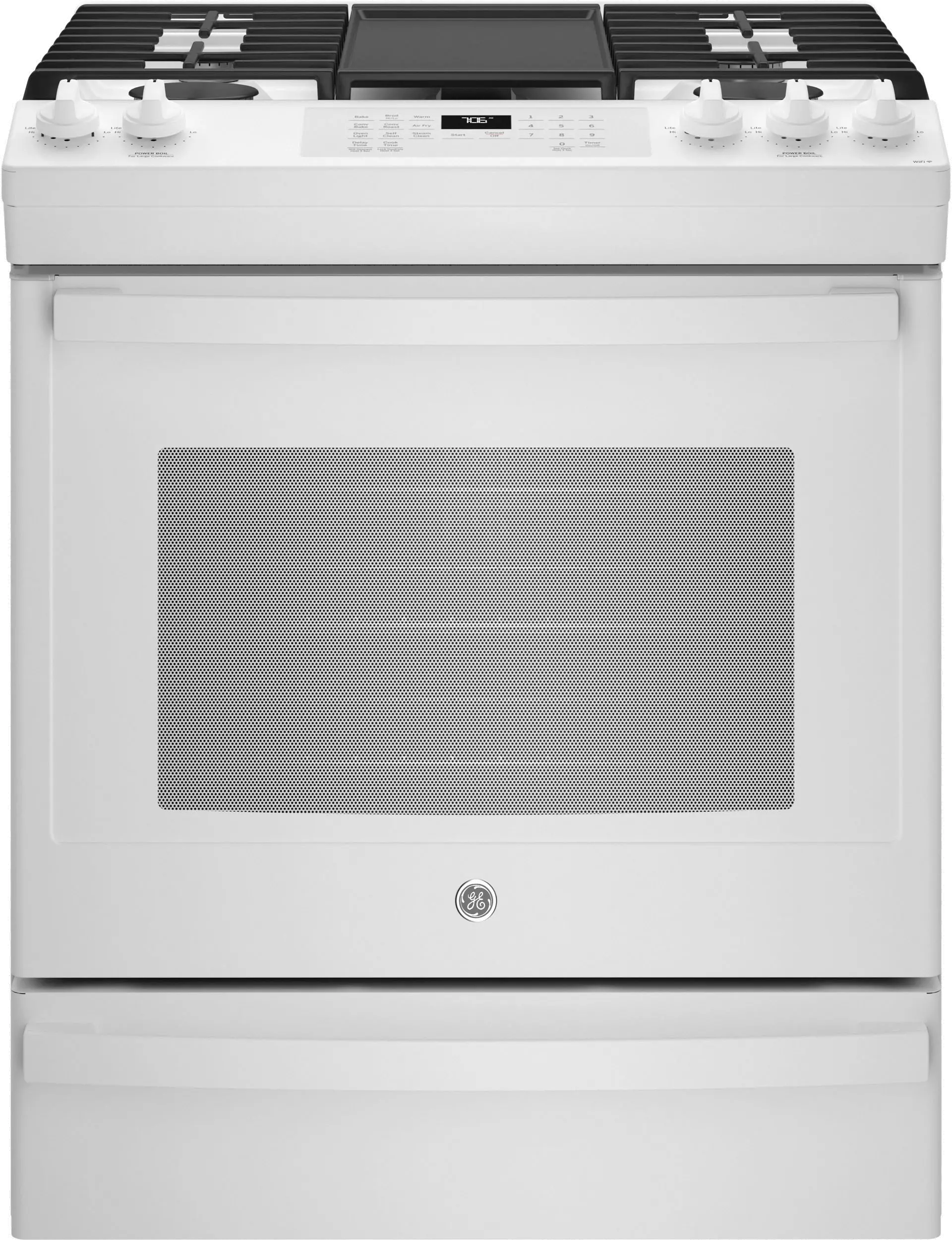 JGS760DPWW GE 30 Inch Slide In Gas Range - White-5