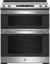 JSS86SPSS GE Slide-In Double Oven Range - Stainless Steel