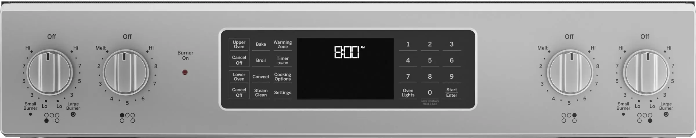 JSS86SPSS GE Slide-In Double Oven Range - Stainless Steel-3